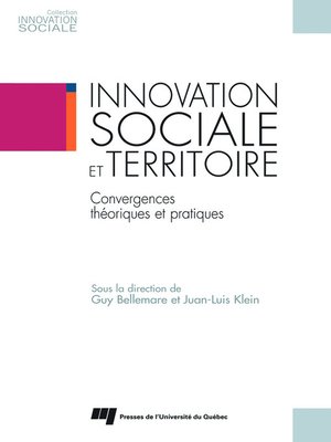 cover image of Innovation sociale et territoire